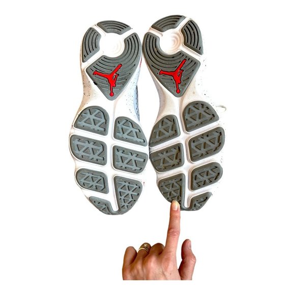 Nike Air Jordan Flow White-Wolf Grey-Infrared 23 Size 8.5 - Picture 3 of 13